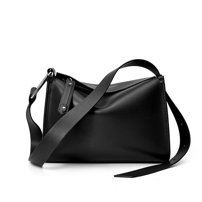 Genuine Leather Cowhide Pillow Bag - Women's High-End One-Shoulder Messenger Bag