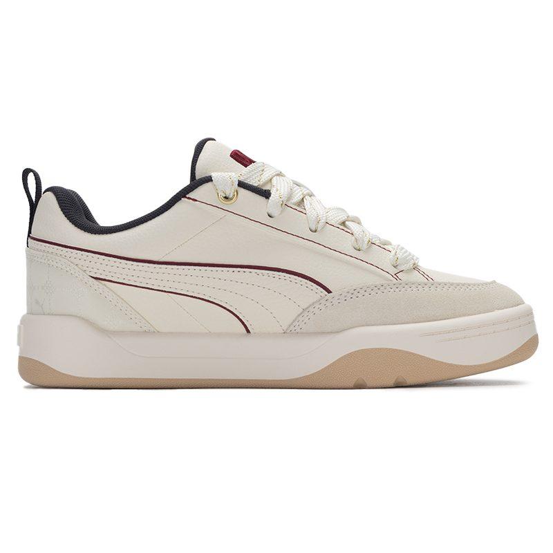 PUMA Park Lifestyle Abrasion Resistant Low top Skateboard Shoes Unisex Ecru 401857-01