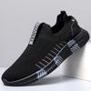 Spring and Summer Breathable Mesh Shoes All Black Thin Deodorant Breathable Large Mesh Shoes Mesh Writing Casual Work Men's Shoes