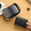 Women Wallets Short Pu Leather Zipper Purses Multi Card Slots Large Capacity Money Bag for Women Coin Card Holders Dropshipping