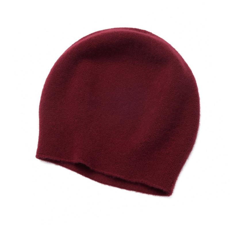 Selected Fine Merino Pure Wool Knitted Hat Fashion Curling Stacking Hat Autumn and Winter Cold Hat Unisex