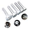 Universal Motorcycle Silver Exhaust  Noise Sound Eliminator Exhaust Adjustable Muffler  35mm/42mm/45mm/48mm/60mm