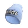 Winter Mama Letter Mini Solid Color Skullies Beanie Hat Outdoor For Women Hip Hop Knitted Caps Girl Casual Warm Ski Beanies Cap