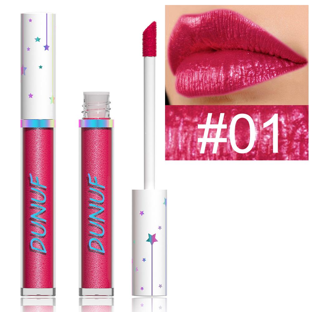 Glitter Lipgloss Langvarig Farge Skinnende Glød Lipglans for Halloween Scene Festsminke Høypigmentert Leppestift Gotisk Leppesjokk Gaveidé