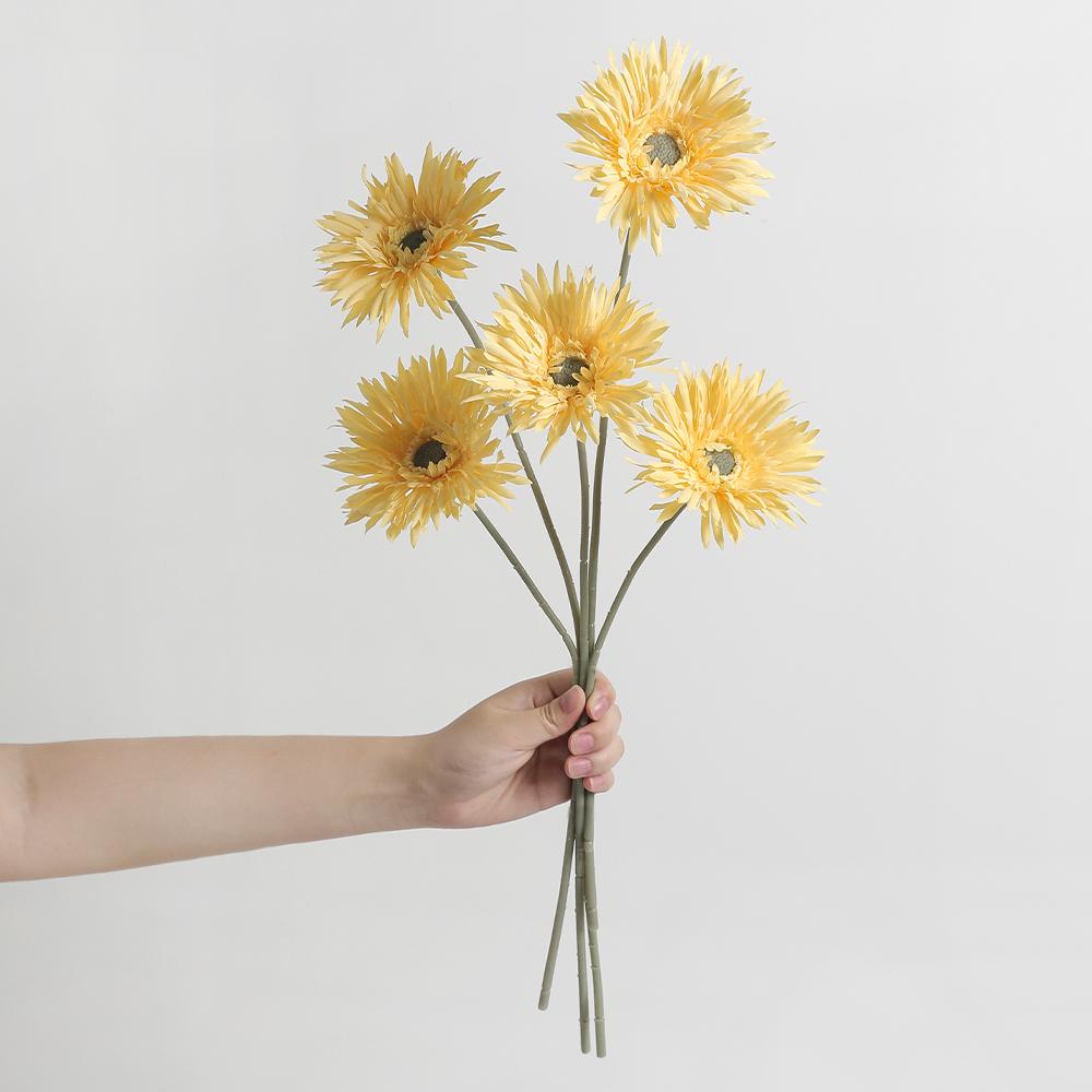 

1/3Pcs Artificial Flower Bouquet Daisy Flower Head Home Room Decoration DIY Mix And Match Vase Wedding Decor Anniversary Flowers 1Pcs