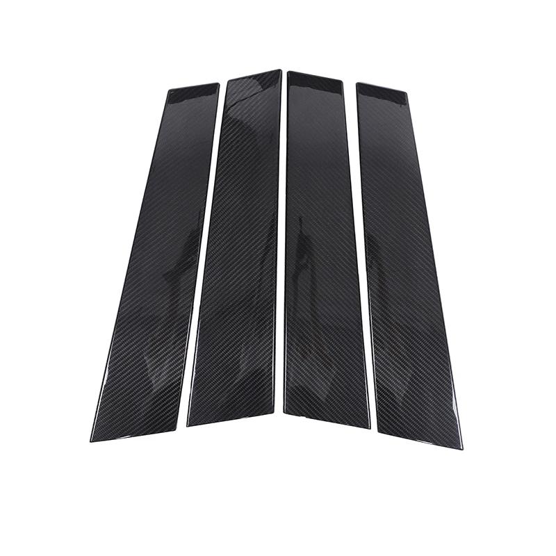 

Real Carbon Fiber Car Window Center Pillar Trim Sticker For BMW 5 Series G60 2026 2026 Car Accessories