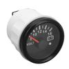 52MM Boat Voltmeter DC9 To 32V Pointer Voltage Gauge with Colorful Backlight for RVs Yachts Fishing Boats Ships Black