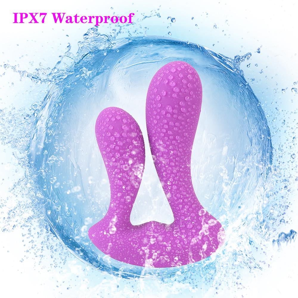 Anal Massager Wireless Vibrator Double Head  Stimulator G Spot 9 Speed USB Rechargeable Sex Toy For Woman