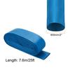 Rebower Pool Rückspülschlauch, 2 Zoll x 25 Fuß verstärkter flacher PVC-Abwasserschlauch für Poolfilter und Tauchpumpen, Inklusive 1 Klemme, Blau