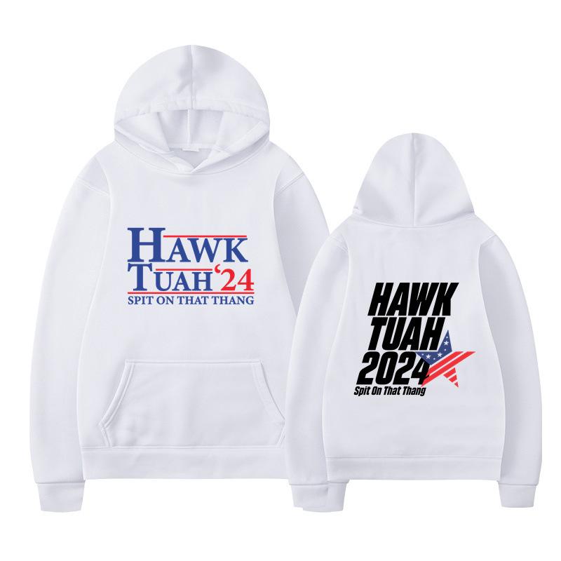 Hawk Tuah Spit on That Thang Hoodies Men Fashion Long Sleeve Sweatshirts Women Casual Harajuku Streetwear Sudaderas