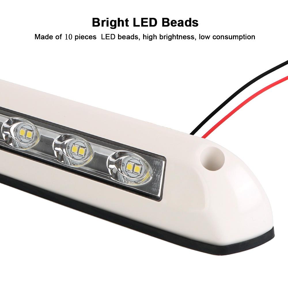 LED Awning Porch Light RV Van Trailer Exterior Lamp 12V/24V Caravan Interior Wall Lamps