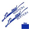 1 Pair 16cm Long LIMITED EDITION Reflective Car Stickers Motorcycle Moto Body Helmet Windshield Accessories Decals For BMW Honda