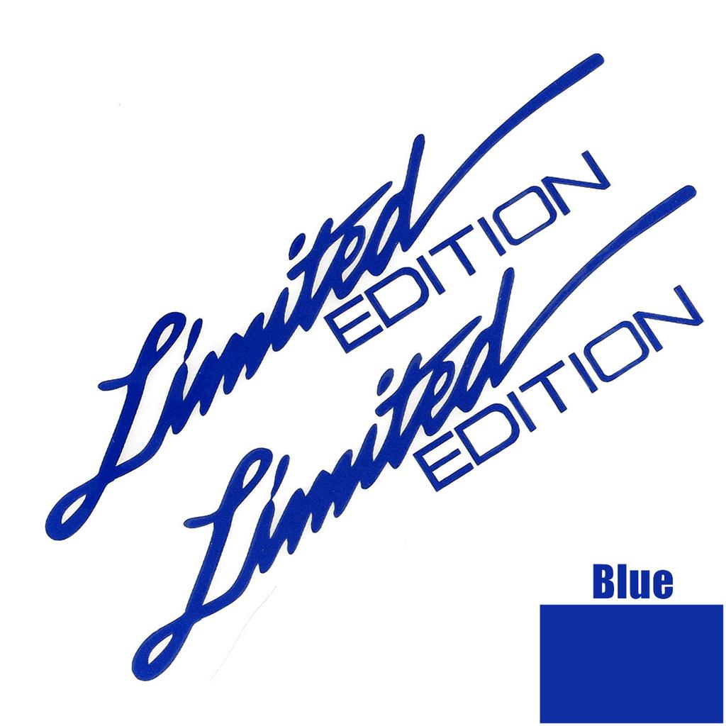 1 Pair 16cm Long LIMITED EDITION Reflective Car Stickers Motorcycle Moto Body Helmet Windshield Accessories Decals For BMW Honda