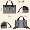 SWOKY Pet Carrier Bag for Dogs and Cats, Cart Set, 50cm Wide X 30cm Deep X 33cm High, Fits 2 Pets, 3-Way Backpack