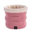 Autumn and winter new solid color pullover warm neck cover couple knitted wool scarf winter scarf