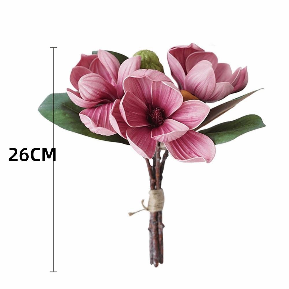 Real Touch Artificial Magnolia EVA Fake Orchid Lifelike Simulated Flowers  Gift