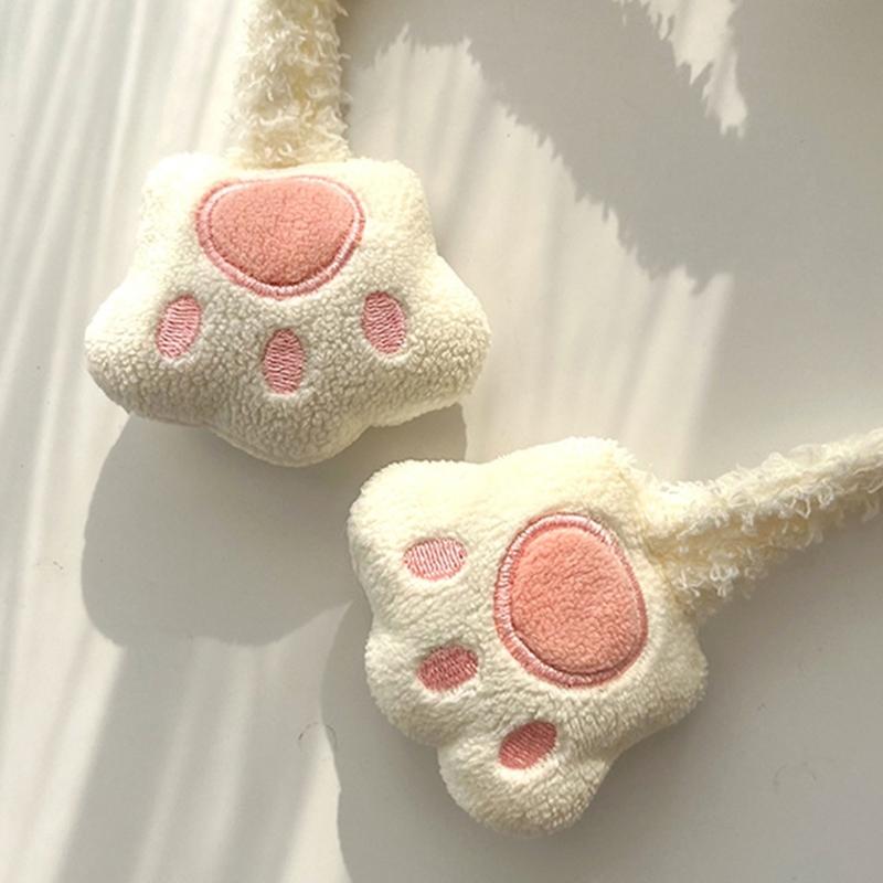 Autumn Winter Warm Hat with Earflap and Chin Strap Ties Cute Cartoon Beanie Cap Soft Bonnet Warm Headwear for Kids