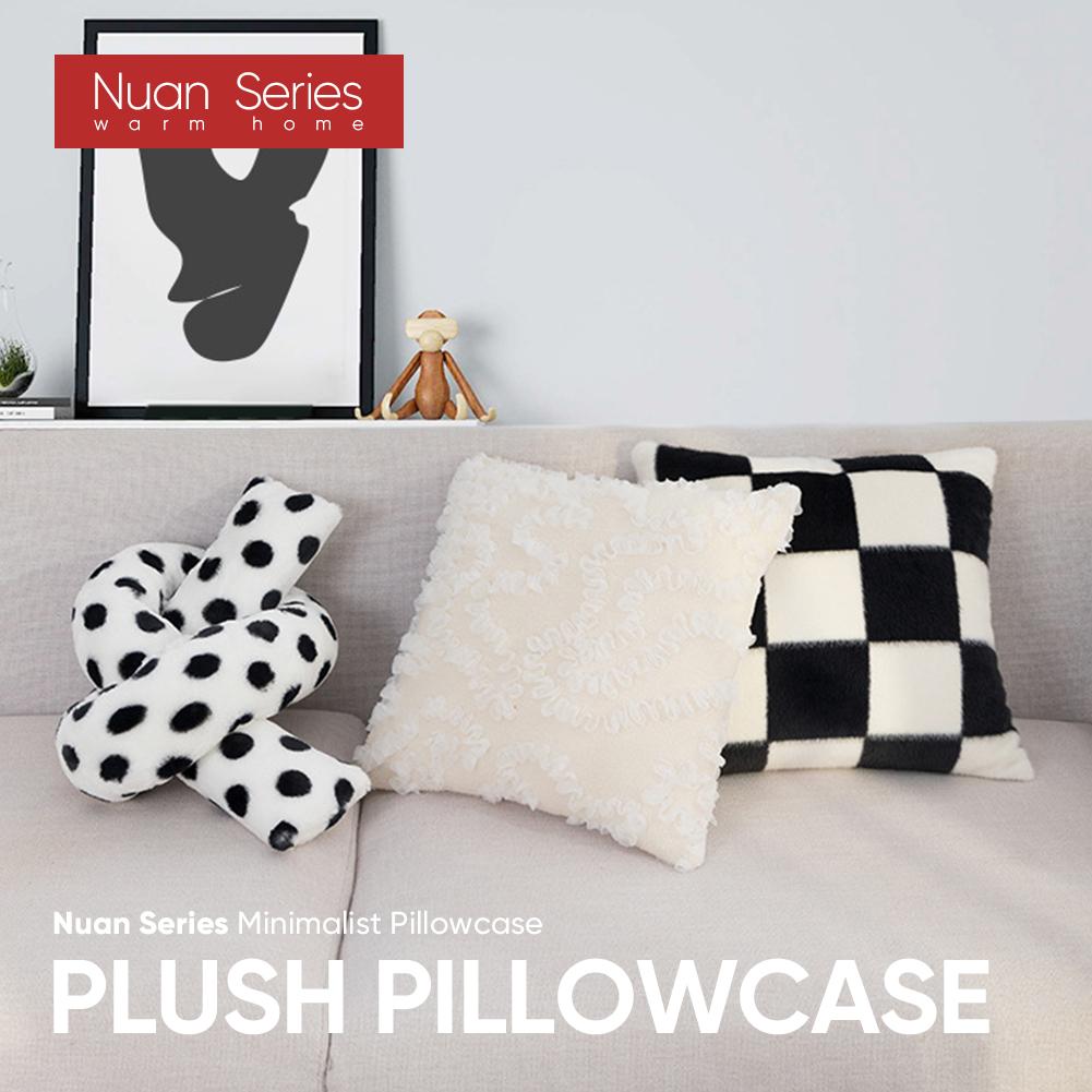 

1 шт. Серия Nuan Классические черно-белые наволочки Чехлы на подушки Прекрасный декор детской спальни Домашний декор