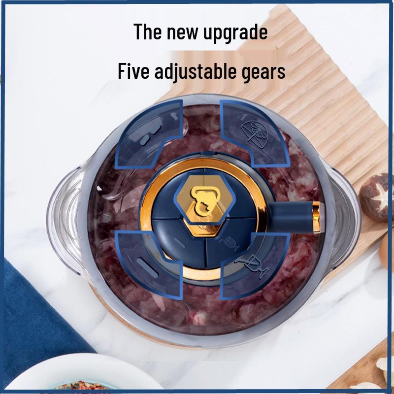 5L Stainless Steel Automatic Meat Grinder & Food Processor