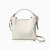 New Top Layer Cowhide One-shoulder Food Basket Bag for Women Versatile Simple Casual Crossbody Bucket Bag for Women