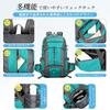 [Kayiyasu] 50L Large Capacity Hiking Backpack, Outdoor Rucksack, Waterproof, Multifunctional, Durable, Lightweight Backpack, Emergency Preparedness,