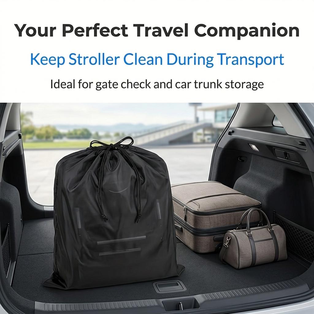 Handheld Stroller Protective Cover Bag Wear-resistant Oxford Cloth Large Space Baby Stroller Storage Pouch