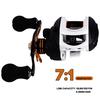 Baitcasting Fishing Reel 16LB Carbon Fiber Drag 7.0:1 Lure =Reel för sötvattensaltvattenbas