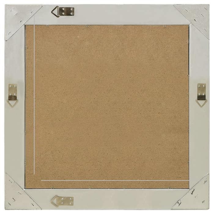 VidaXL Wall Mirror Baroque Style 60x60 Cm Silver 320334