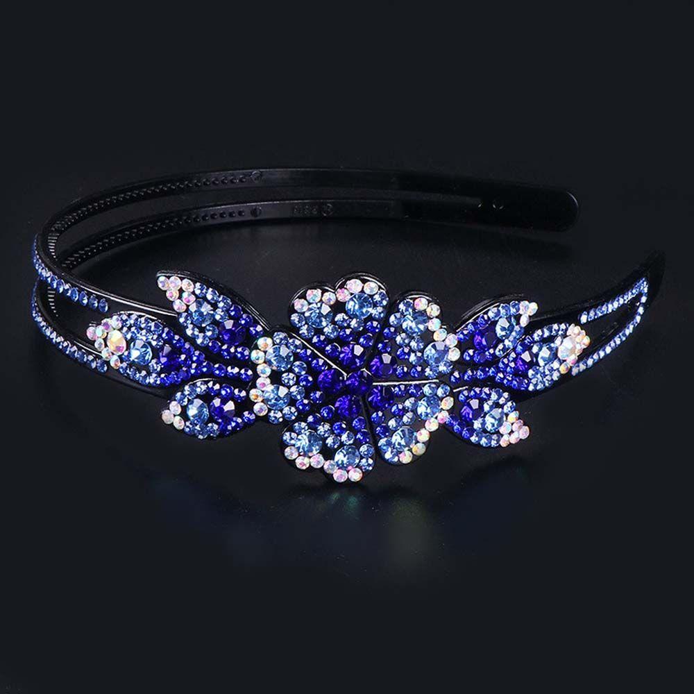 Girl Headband Domand Hair Hoop Korean Hairbands Women Hair Hoop Rhinestone Headband Flower Headband