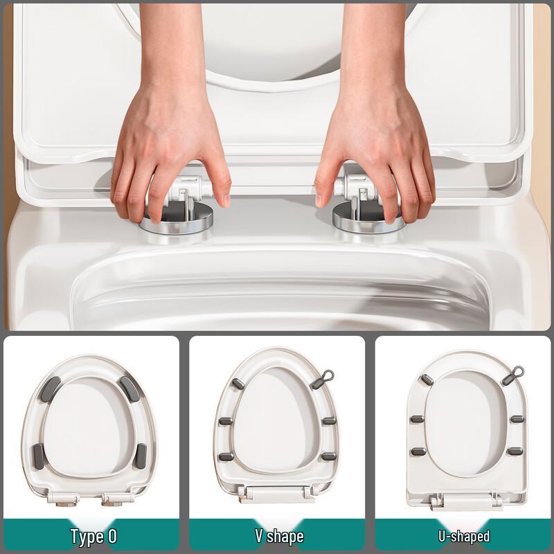 Baihan Universal Soft-Close Toilet Seat