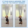 2pcs Door Kicking Plates Durable Metal Plate with Screws Prevent Door from Kicking