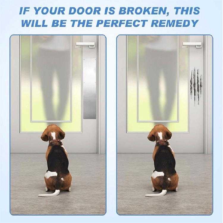 2pcs Door Kicking Plates Durable Metal Plate with Screws Prevent Door from Kicking