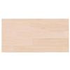 342920 vidaXL Panneau d'étagère 40x20x1,5 cm Bois de chêne massif non traité