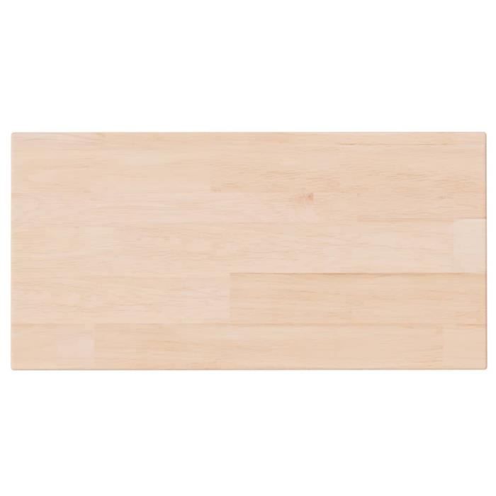 342920 vidaXL Panneau d'étagère 40x20x1,5 cm Bois de chêne massif non traité