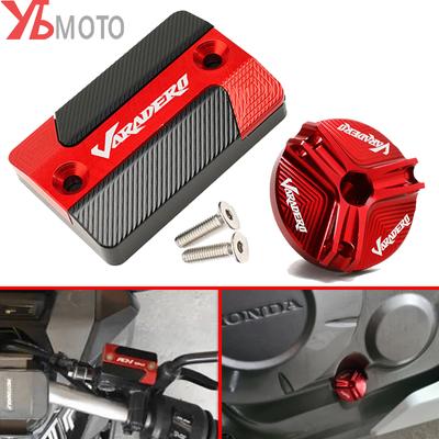 For HONDA XL 1000 XL125 XL1000 125V Varadero Motorcycle Accessories Aluminum Front Brake Fluid Reservoir Cap Oil Tank
