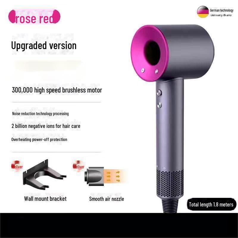 

Высокоскоростной фен Mousen с контролем температуры: Горячий/холодный, отрицательный ион, безлистный дизайн