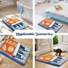 Cartoon Sardine Floor Mat, Soft and Non-slip, Kitchen and Bathroom Mat, Sofa and Bedroom Carpet, Home Decoration