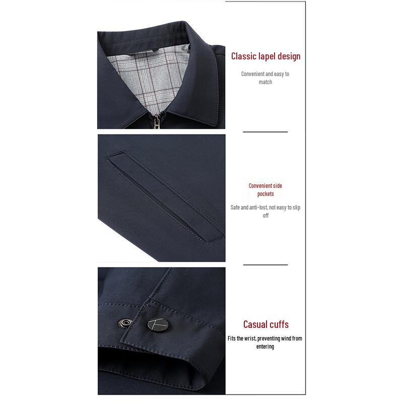 ROMON Men's Business Casual Jacket