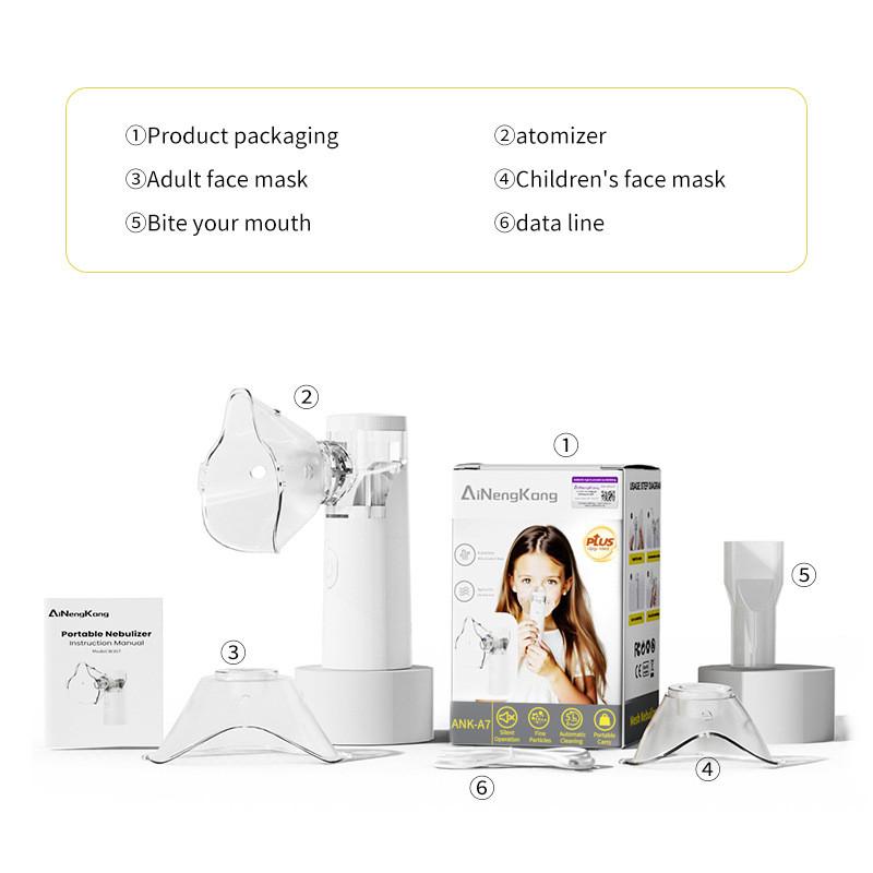 Portable Medicalgrade Design Pvc Ultrasonic Nebulizer For Facial Therapy Tool