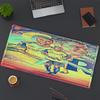 Fußballstar Print Mauspads, für Tastaturauflage Laptop PC Matte für Büro Home Office Nutzung, Schreibtischdekoration, Perfektes Geburtstagsgeschenk für Gamer