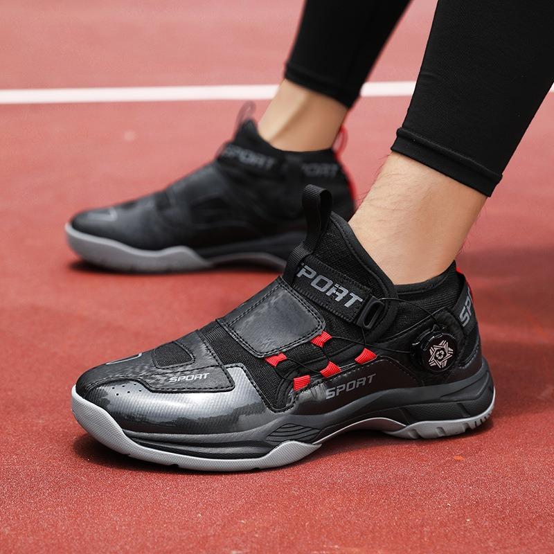 Slow shock rebound badminton tennis table tennis shoes boys and girls students lightweight breathable non-slip training shoes