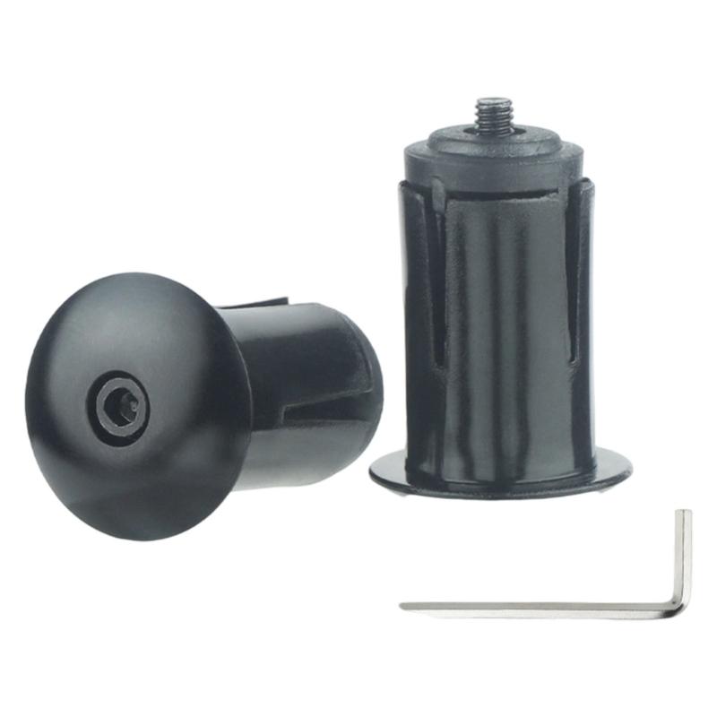 Road Bike Handlebar End Cap Bicycles Handlebar Plug Bike Expanding Locking Bar End Cap Bicycles Cycling Handlebar Plug