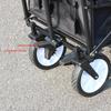 Jiaxin Braked Four-Wheel Trailer: Ideal for Camping, Stalls, Handcart, Campsite, Express Delivery, Outdoor Use.