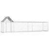 VidaXL Chicken Coop Enclosure Hutch Cage Animals Rabbit Duck 5x1x1.5 M Steel 144555