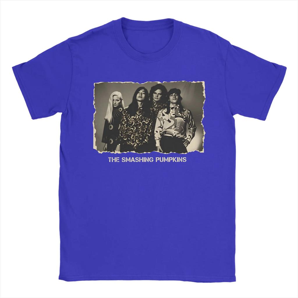 The Smashing Pumpkins T-Shirt Beach Cotton T Shirts for Men Women Novelty Casual Tshirt Short Sleeve Retro Tops