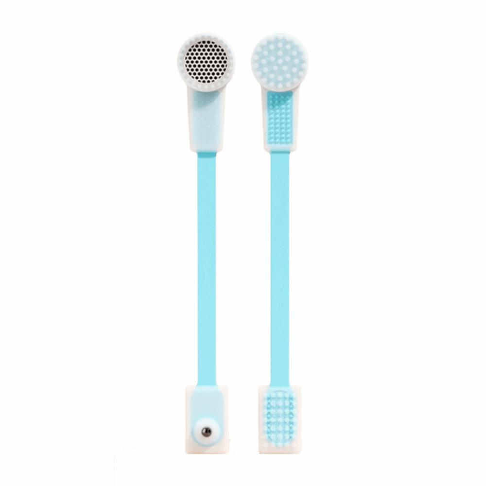 

Comfortable Body Massager Long Handle Body Hammer Gua Sha Massage Stick Relaxing Neck синий
