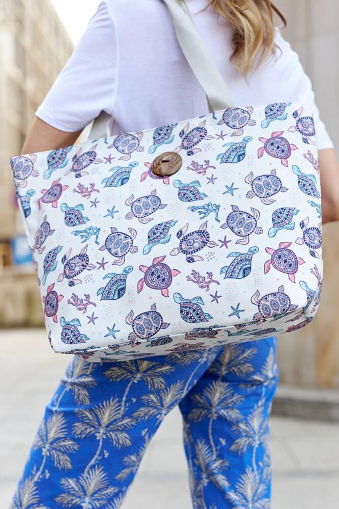 Große Damen-Einkaufstasche für Frühling und Sommer