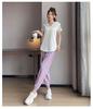 Women’s 2024 Summer Quick-Dry T-Shirt & Ice Silk Pants Fitness Set