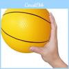 Conjunto de Bolas Elásticas de Material PVC para Jogo Interativo Interno e Externo Basquete Pequeno de 6 Polegadas