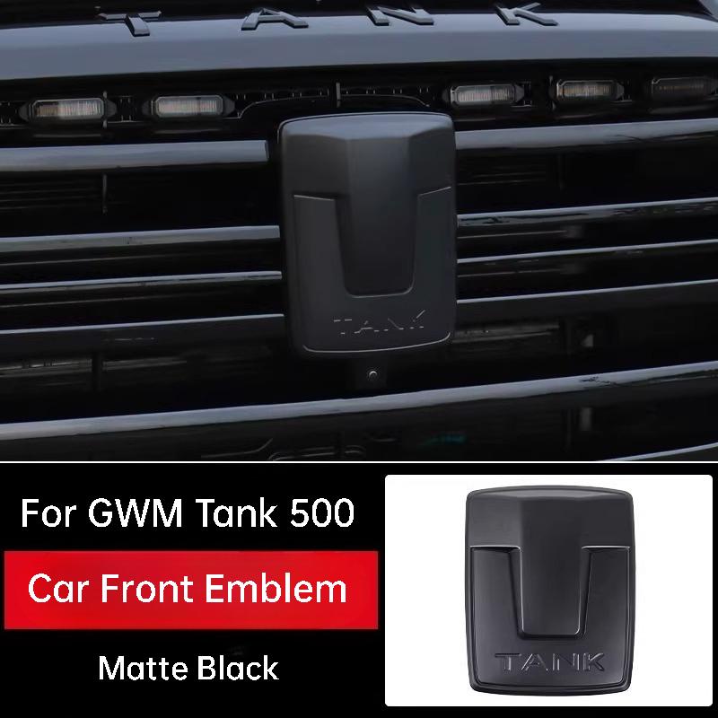 For GWM Tank 300 400 500 Car Front Emblem Sticker Wheel Hub Badges Steering Wheel Decoration Sticker Modification Accessories